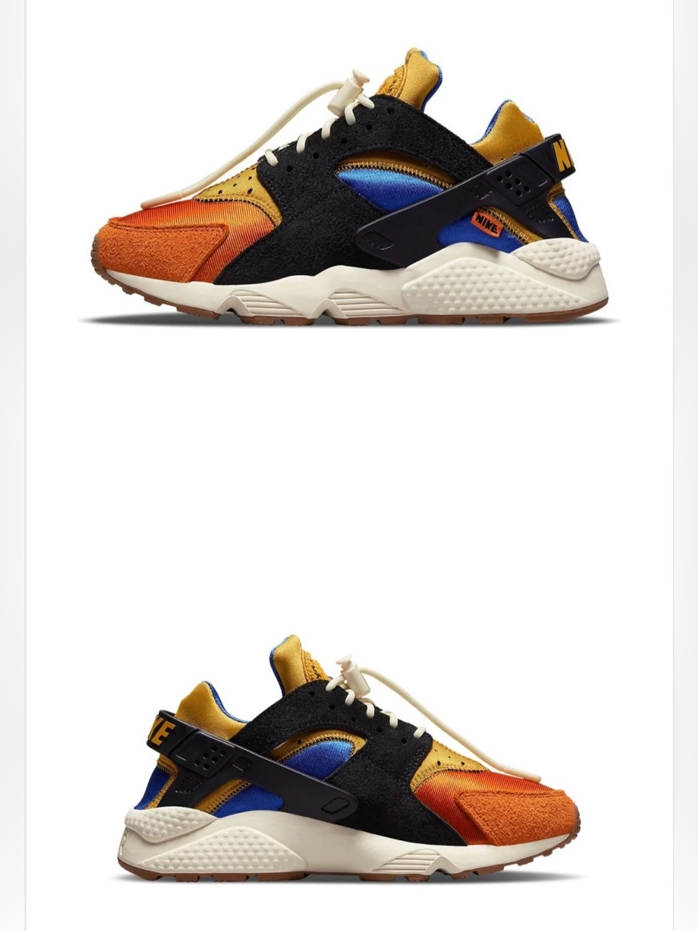 Nike Kids Low-Top Sneakers - Black, Orange, Blue